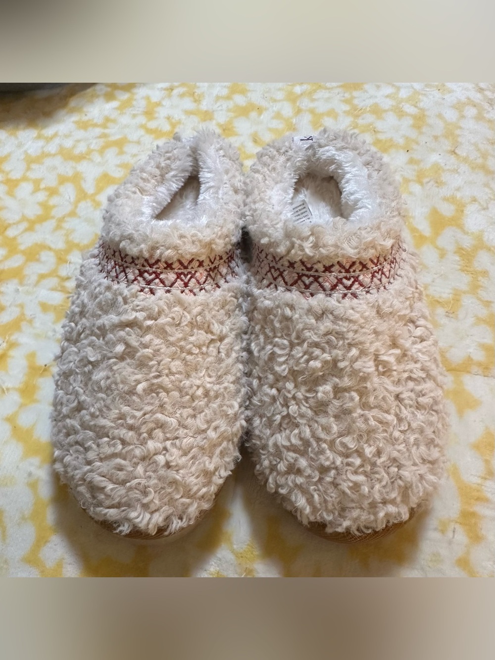 Cozy Cream Sherpa Slippers